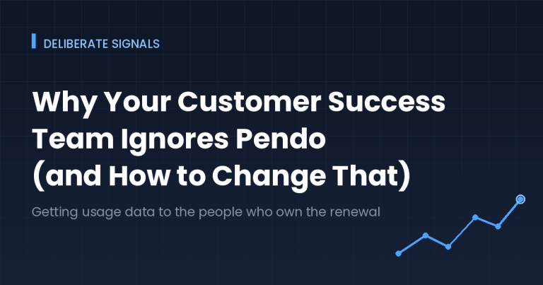 Why Your Customer Success Team Ignores Pendo (and How to Change That)