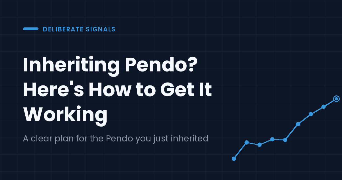 Inheriting Pendo? Here’s How to Get It Working